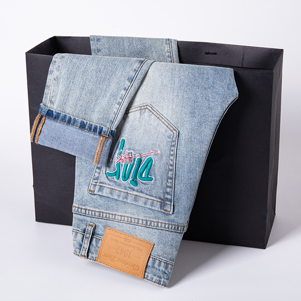 ブランドジーンズ素材ディテール